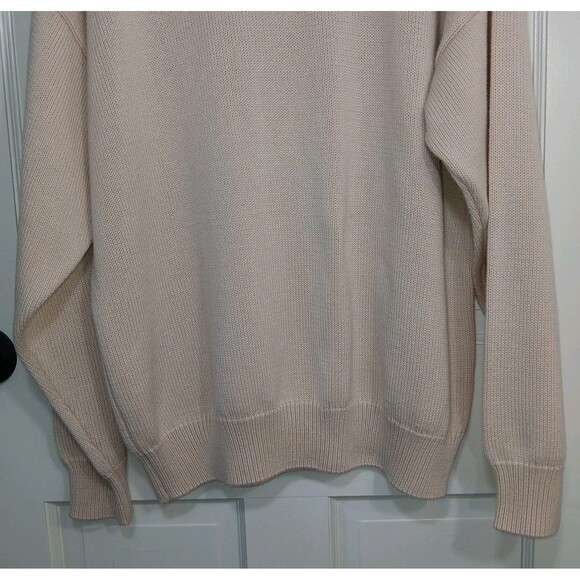 Vintage Woods & Gray Argyle Sweater Men's L Beige Orange Brown Size L Preppy - Picture 9 of 14